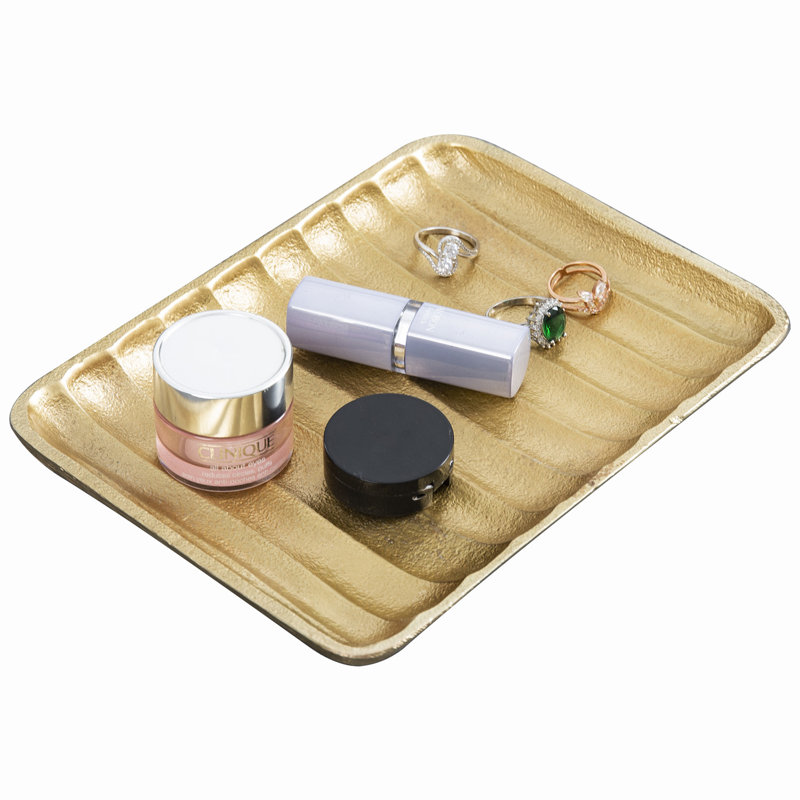 Mercer41 Ahnna Aluminum Bathroom Vanity Jewelry Tray | Wayfair